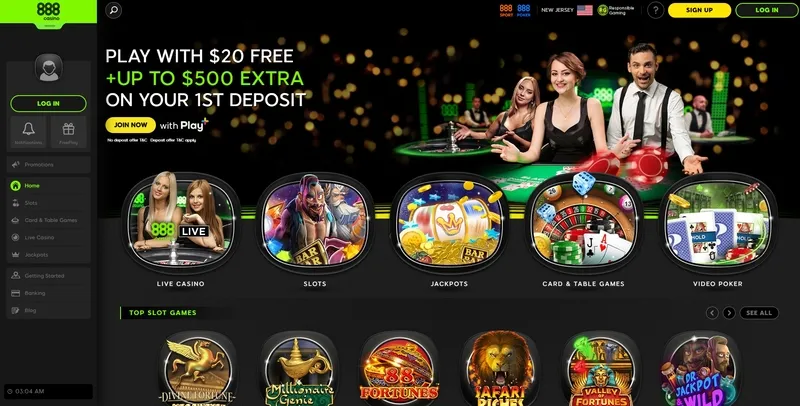 Hlavní stránka 888 kasino