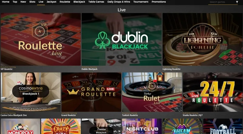 Hry s živým krupiérem poker, blackjack, ruleta v Extra kasinu