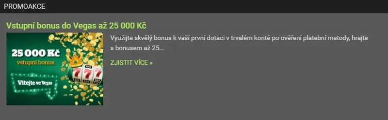 Uvítací bonus pro hráče Chance Casino