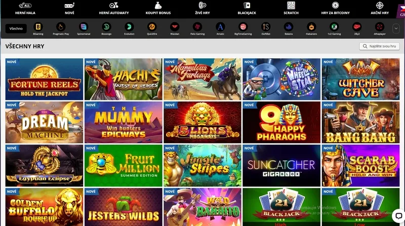 Oblíbené hry a sloty v kasinu Playamo