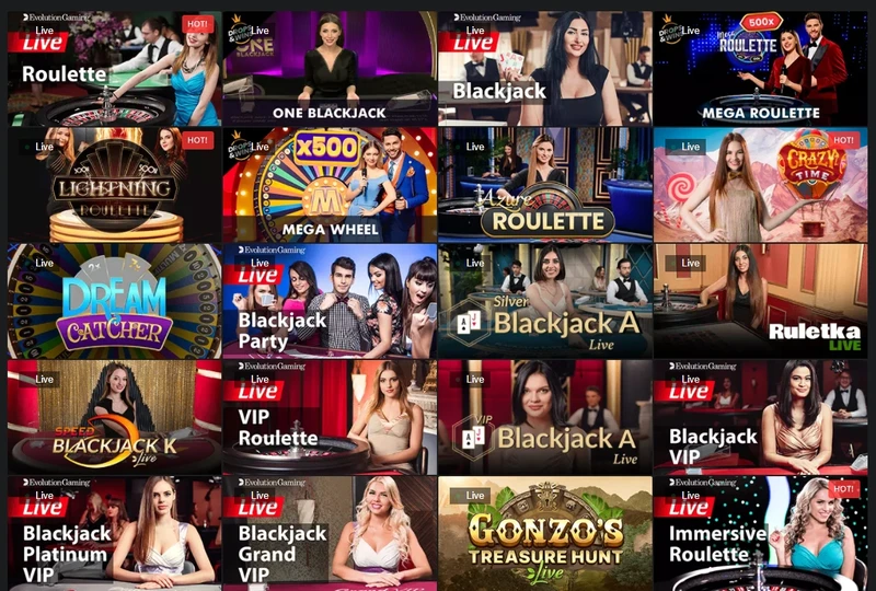 Hry s živým krupiérem Golden Star Casino