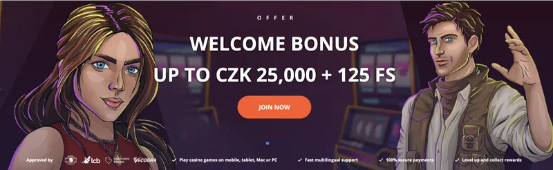 Uvítací Bonus 325% do 25 000 Kč