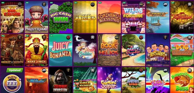 Hazardní hry v lobby kasina Super Slots