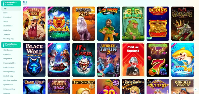 Neon54 Casino Výherní automaty