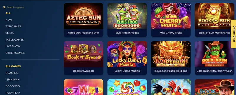 Hazardní hry v Richy Fish