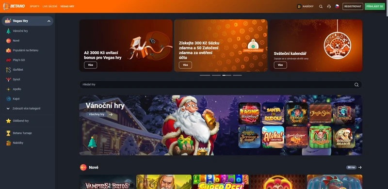 Přehled oficiálních webových stránek Betano