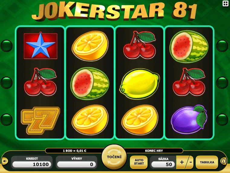 JokerStar 81 - skvělá atmosféra a jasné symboly