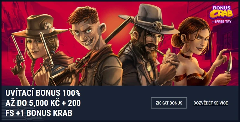 Bonusy Rabona Casino - 100% do 12 500 Kč a 200 FS