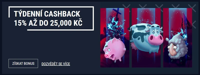 Týdenní cashback až 15 % v Rabona Casino