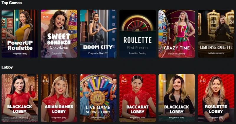 Živé hra v FortuneJack Casino