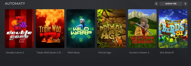 Hazardní hry v Grandwin Casino