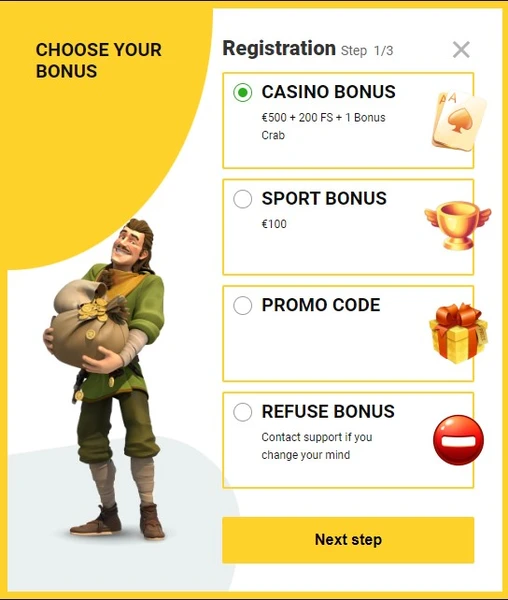 Registrace a přihlášení do Zet Casino