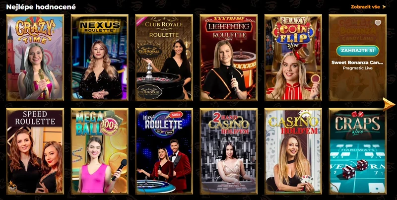 Živé casino v AmunRa Casino