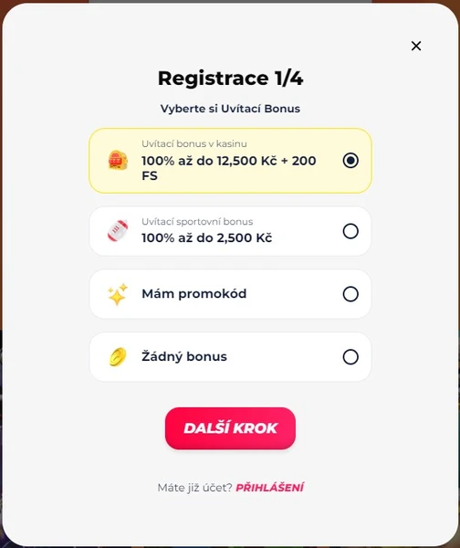 Registrace a přihlášení do Greatwin Casino