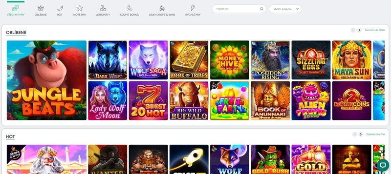 Hazardní hry Ivibet Casino