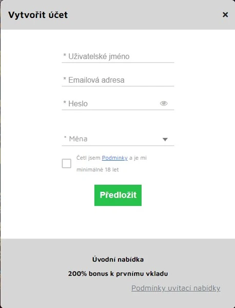 Registrace a přihlášení do Scatterhall Casino