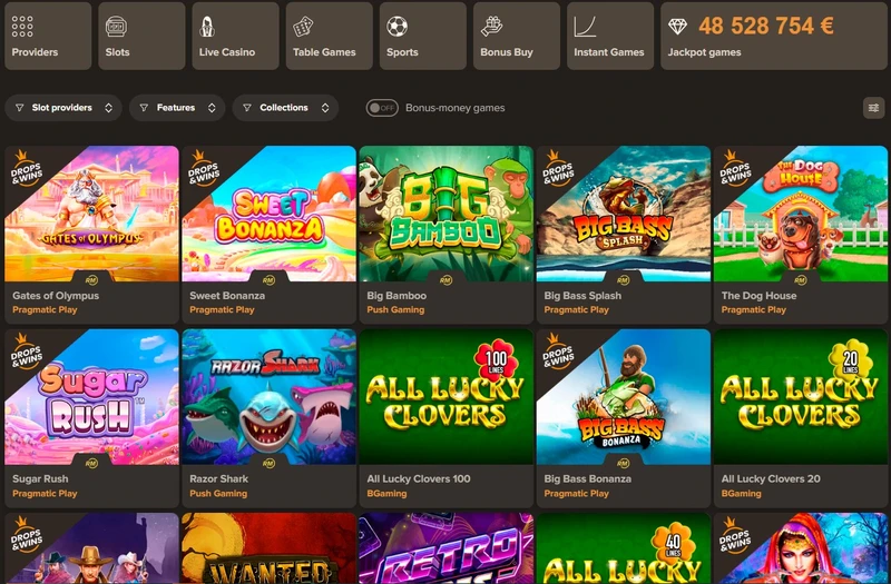 Sol Casino hazardní hry