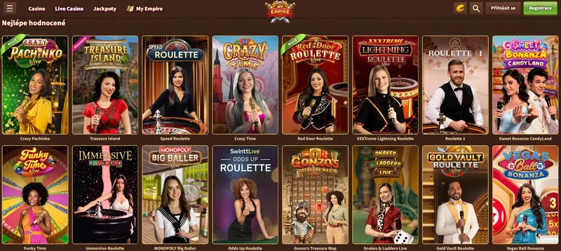 My Empire Casino - Live casino