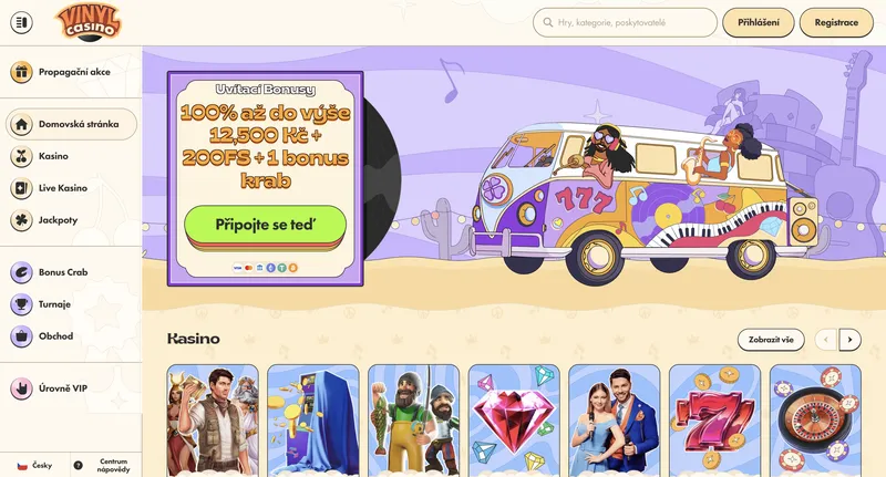 Vinyl Casino - home page