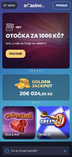 eCasino.cz - Mobile