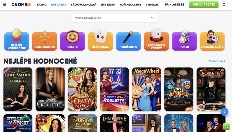 Cazimbo - live games