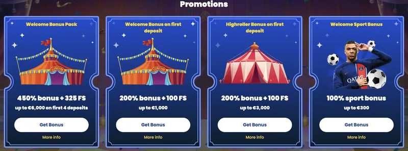 Rollino Casino - bonus