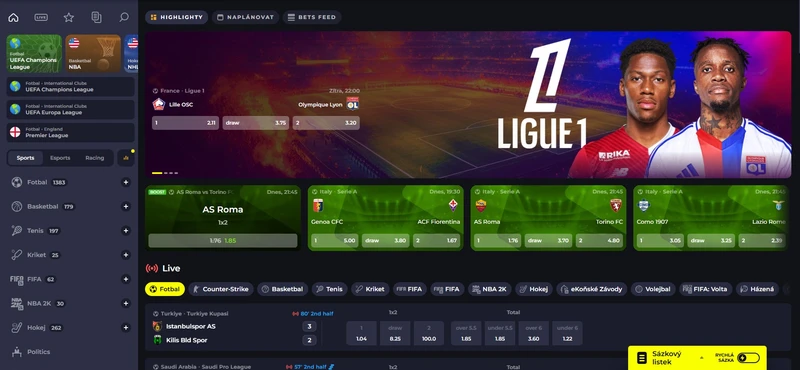 Sportovní sázení bdmbet casino