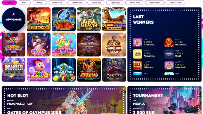 Hazardní hry HotlineCasino