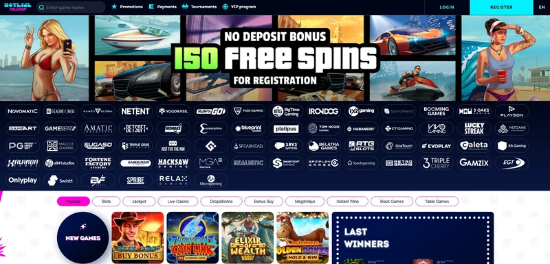 Přehled oficiálních stránek Hotline Casino