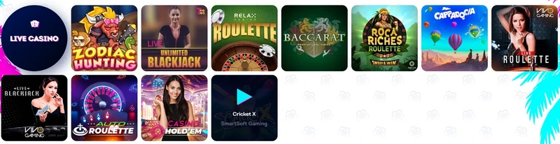 Živé Casino v Hotline Casino