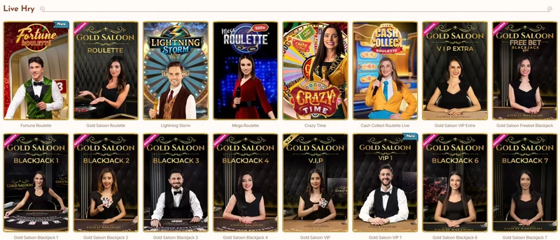 Živé casino v Bethall Casino