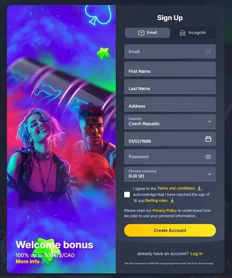 bettilt-casino-registracni-formular-1